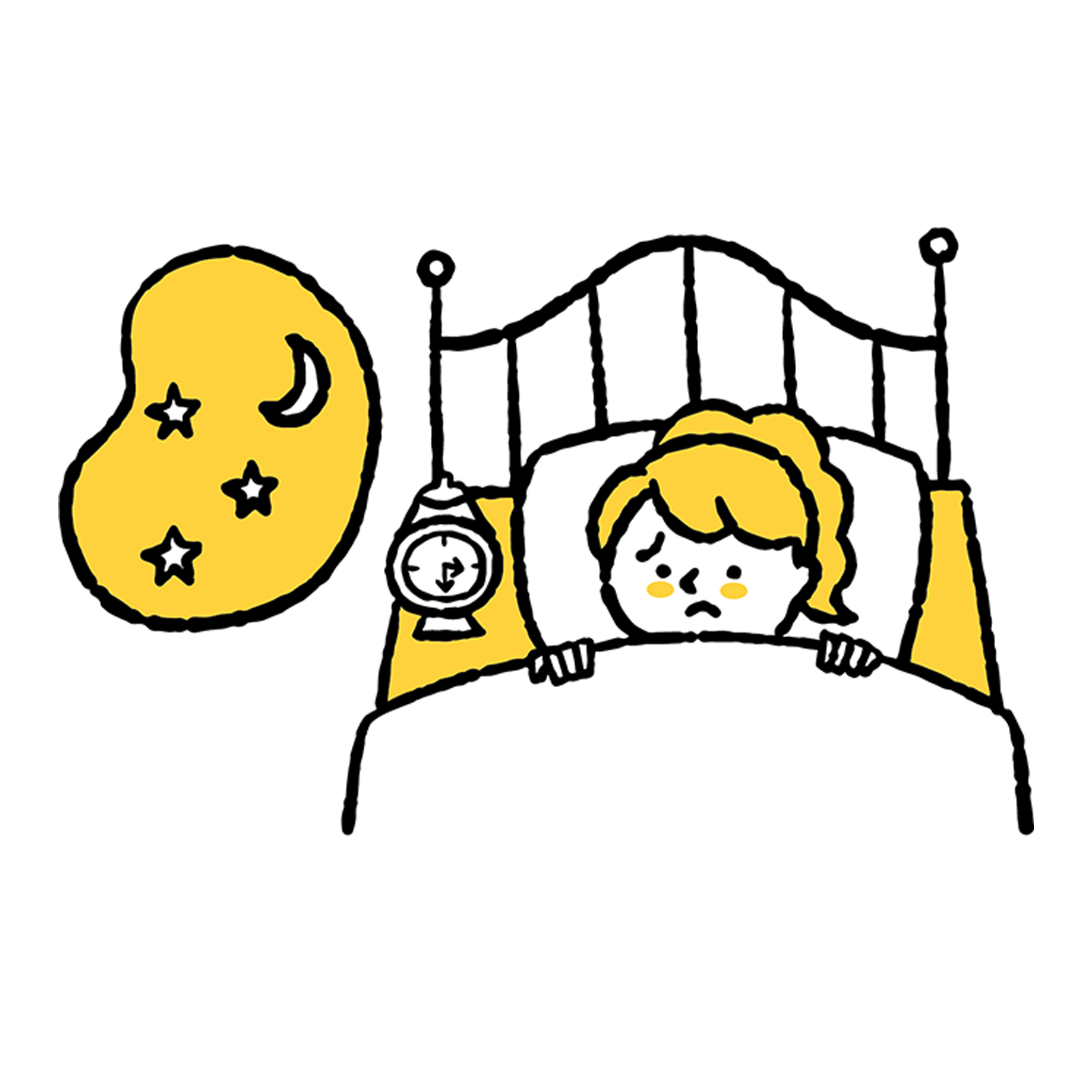 寝付きが悪い